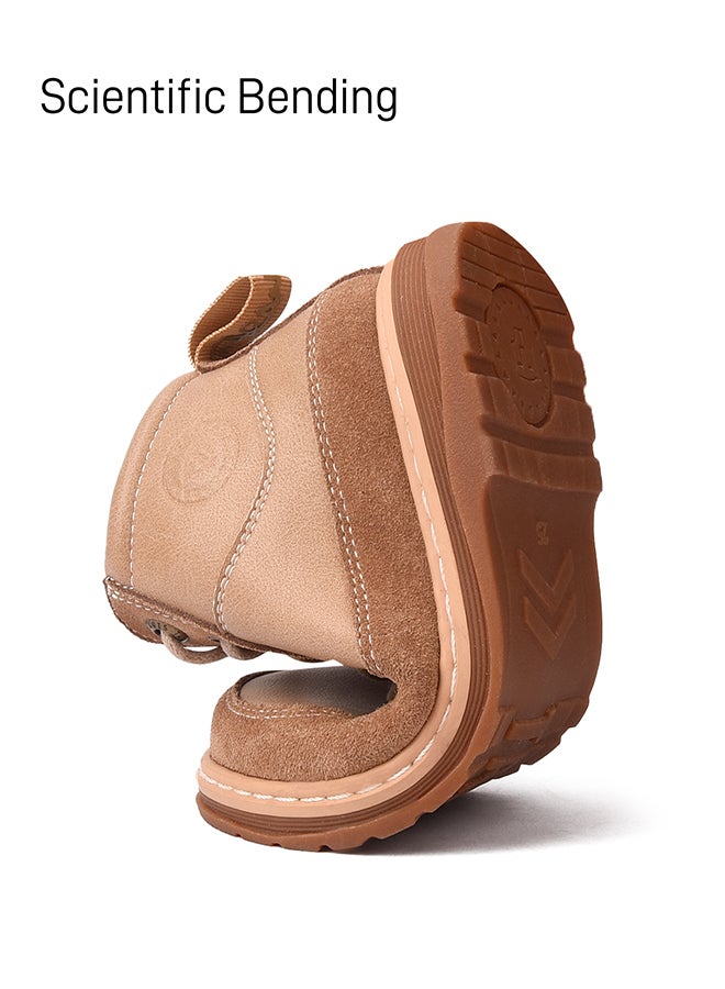 تارانيس حذاء تارانيس للأطفال بكاحل - لون كاكي - برباط قابل للتعديل وحلقة سحب - Image 3