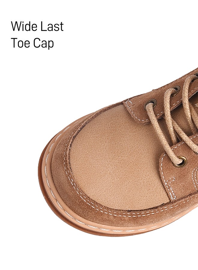 تارانيس حذاء تارانيس للأطفال بكاحل - لون كاكي - برباط قابل للتعديل وحلقة سحب - Image 2