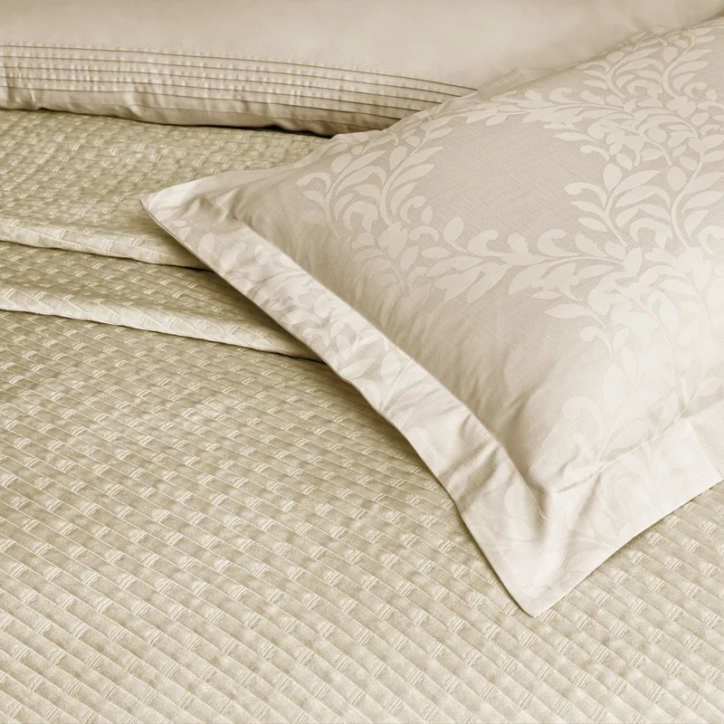 TA Tac Gabriella Bedspread Double Duvet Cover Set Camel