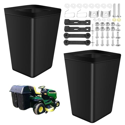 MWEDP 2 Set of AM122416 Grass Bag Compatible with John Deere AM101602 Grass Bags Fits Series 100 L110 X110 125 D100 LA120 Z225 More - Image 1