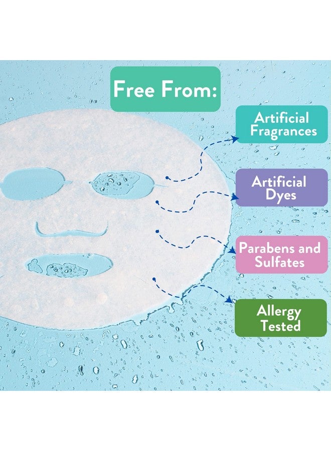 MISS SPA Renew Exfoliating Sheet Mask for Face, Skin Smoothing Face Mask Removes Dirt, Dead Skin and Oil, 4 Pack - Image 4
