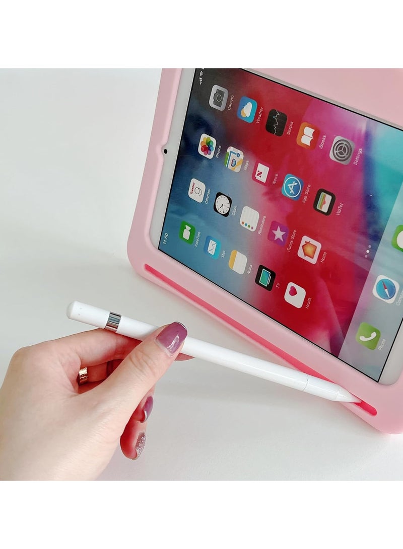 VKL Kids Case for Samsung Galaxy Tab A9 8.7 Inch 2023 with Pencil Holder (Pink) - Image 4