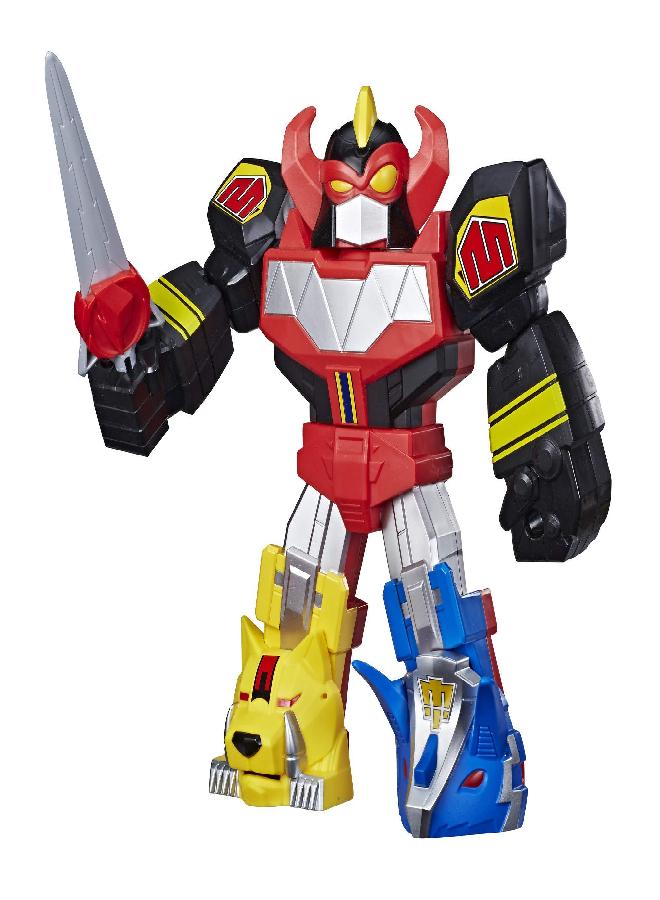 Power Rangers Playskool Heroes Mega Mighties Megazord Action Figure, 12-Inch Mighty Morphin Toy for Kids Ages 3 and Up - Image 1