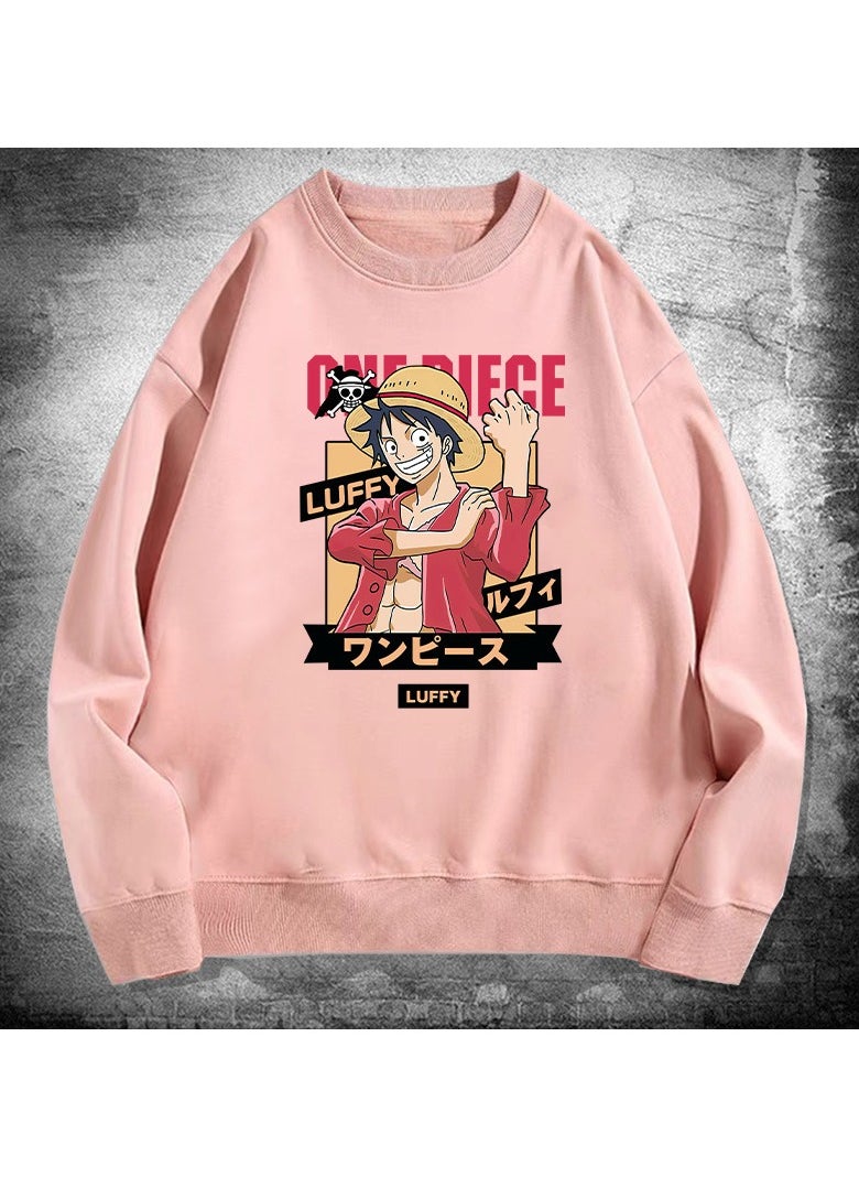 KUYING New One Piece Casual Loose Round Neck Hoodie  - Image 1