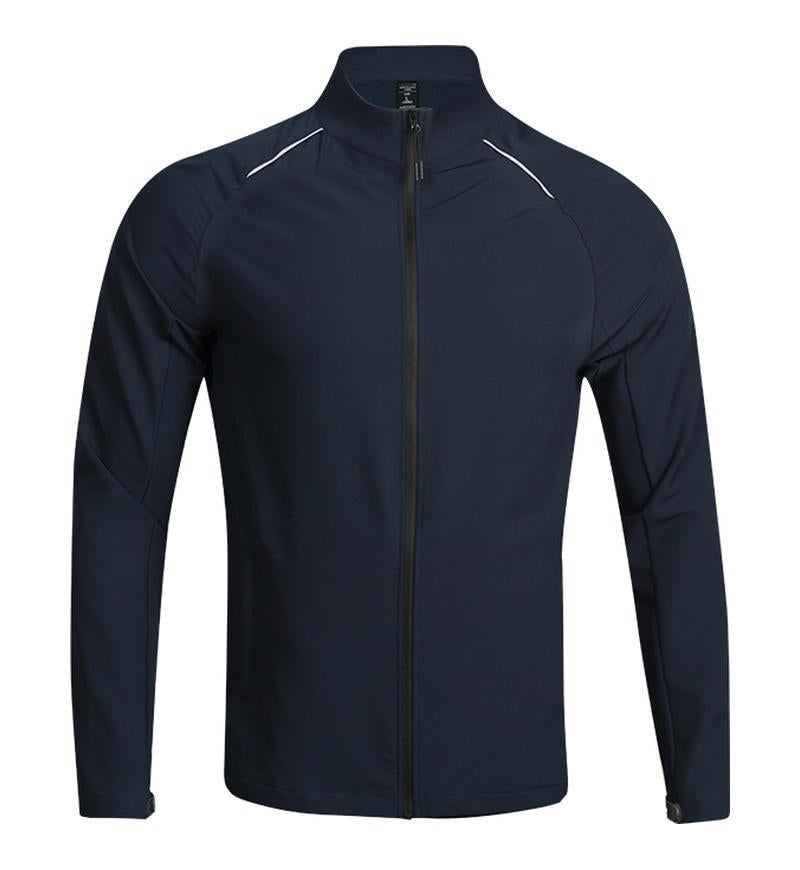 Cycling Running Training Long-Sleeved Fitness Clothes Quick-Drying Sports Jacket Men'S And Women'S Loose Slimming Waterproof Windbreaker - Image 1