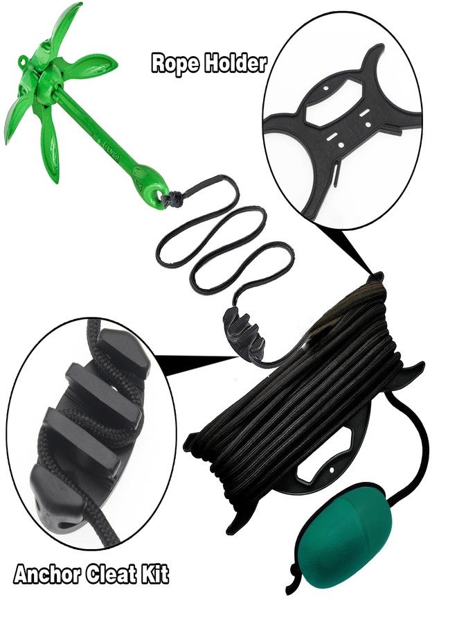 FREGITO Kayak Anchor kit, 3.5lb Jet Ski Anchor Folding Boat Anchor Kit with 40FT Nylon Rope, Marine Anchor SUP Paddle Boards Small Boat Anchor with Fishing Kayak Accessories - Image 5