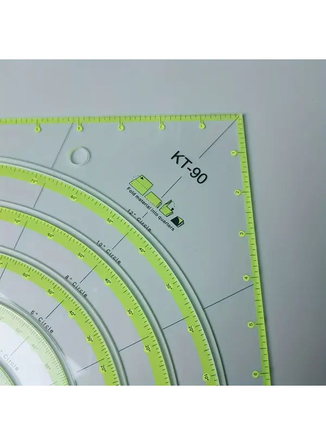8 Inch Cutting Ruler For DIY Patchwork Versatile Multi Angle Sewing Tool - Image 4