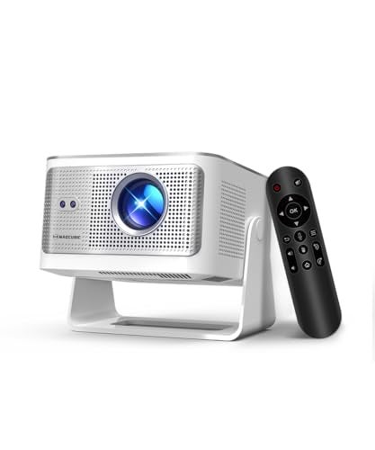 Smart Projector with 4K 8K Support Mini Projector with Wifi6 and Bluetooth54 600 ANSI Auto Focus Obstacle Avoidance 1080P Portable Movie Proyector for Home Outdoor Magcubic HY350Max