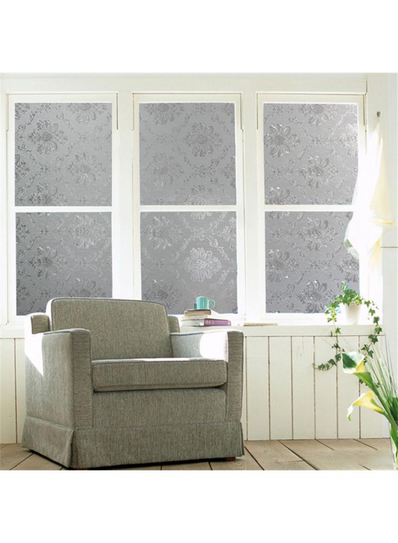Y&D Window Film Decorative Privacy No Glue Glass Sticker For Door Home House Ofiice Heat Control Anti UV 45 x 200 cm  - Image 2