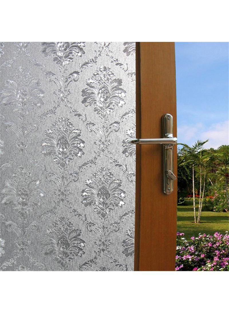 Y&D Window Film Decorative Privacy No Glue Glass Sticker For Door Home House Ofiice Heat Control Anti UV 45 x 200 cm  - Image 1