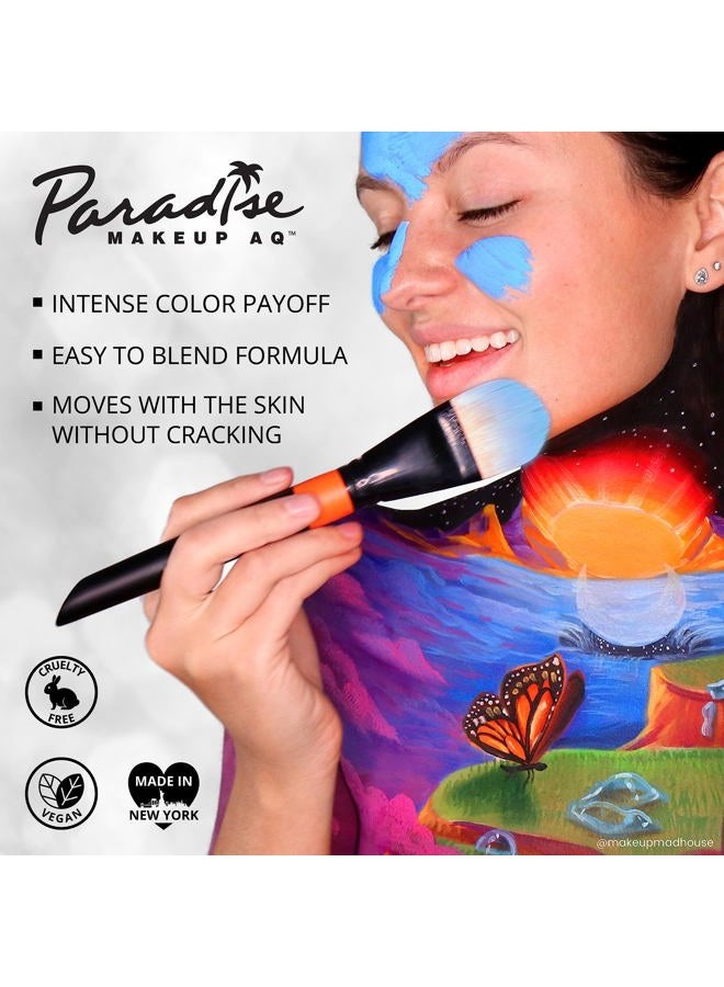 mehron Makeup Paradise Makeup AQ 8 Color Tropical Palette | Magnetic Refillable Body Paint & Face Paint Palette | Professional & Water Activated | Costumes, SFX, Halloween, & Cosplay - Image 5