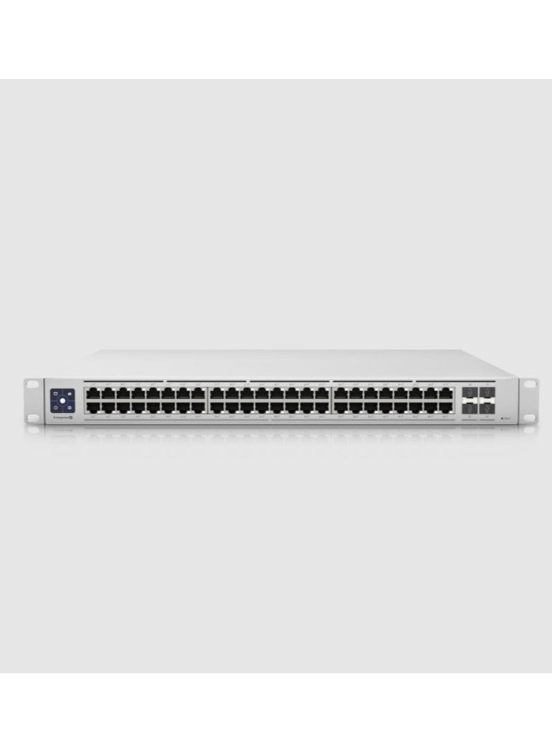 يوبيكويتي Ubiquiti USW-Enterprise-48-PoE Layer 3 Managed 48-Port PoE+ Switch with 4x 10G SFP+, Rackmount - Image 2