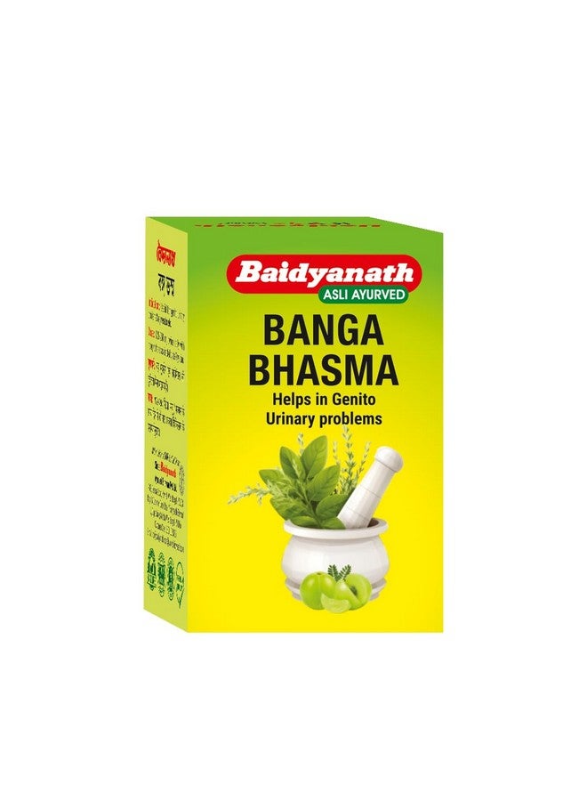 Baidyanath بايدياناث بانغا بهاسما - 10 جرام | مسحوق أيورفيدي لصحة المسالك البولية والرفاهية العامة - Image 1