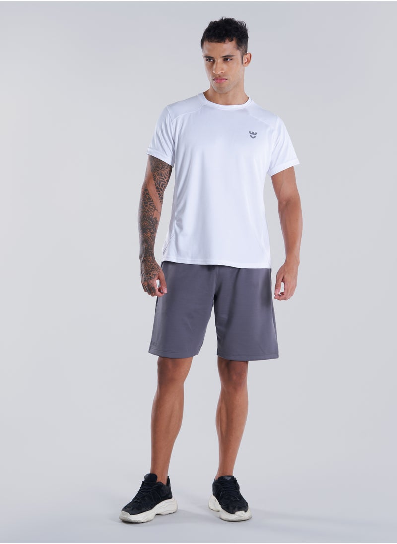 GENRLS - Men's Classic Cut & Sew Tshirt White - Image 1