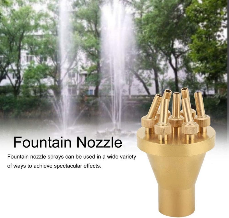 Fdit FNPT 1" DN25 2 Tier Center Straight Fountain Nozzle Garden Pond Spray pond fountain head Tool for Home Garden - Image 3