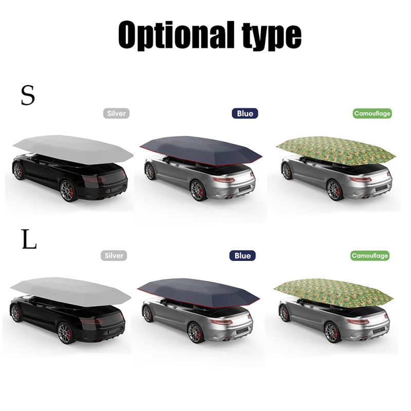 Outdoor Car Vehicle Tent Car Sunshade Cover Snap Buckle Proof Polyester Cover Without bracket - Image 3