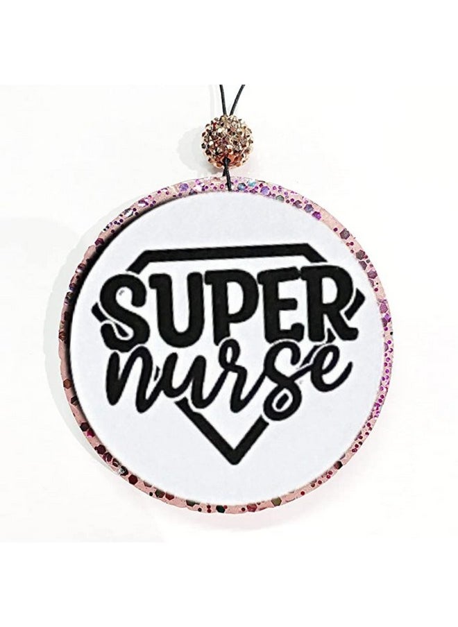 Lashicorn Nurse Freshie Cardstock Circles Cutouts Rounds 3” Inches 24 Pk Mixed Oven Bake W/Aroma Beads Scented Oil Resistant Paper Rn Lpn Cna Scrub Life Freshie  - Image 4