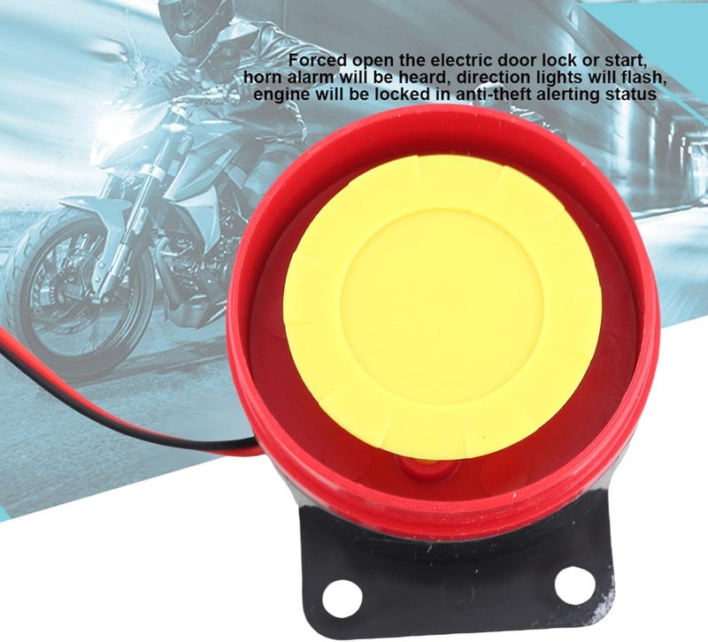 125Db 12V Theft Security Alarm System, Scooter Remote Control Alarm, Decibel Vibration Sensor with Rainproof, Double Remote Control for Scooter Security - Image 5