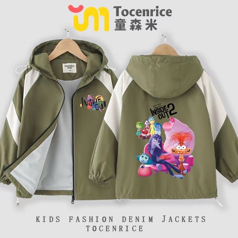 Mind Secret Force Inside Out 2 Clothes Children'S Coat Autumn Clothes Boys Jacket Fashion - Image 5