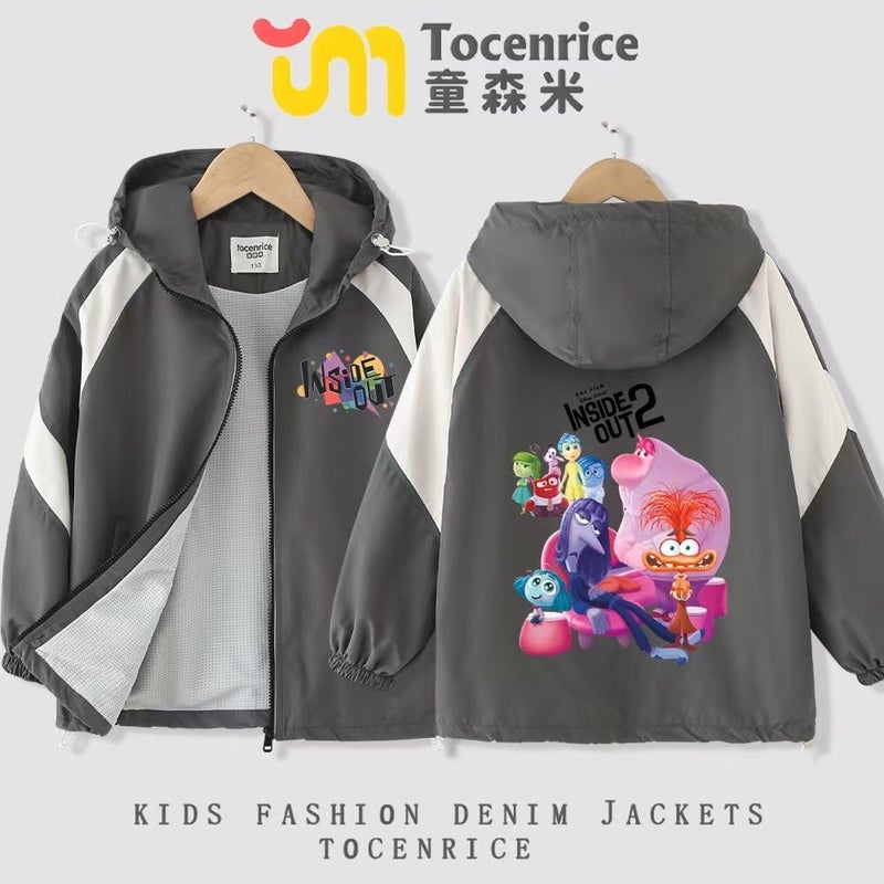 Mind Secret Force Inside Out 2 Clothes Children'S Coat Autumn Clothes Boys Jacket Fashion - Image 4