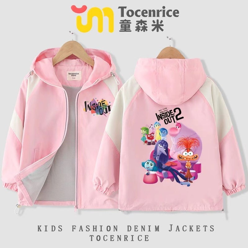 Mind Secret Force Inside Out 2 Clothes Children'S Coat Autumn Clothes Boys Jacket Fashion - Image 2