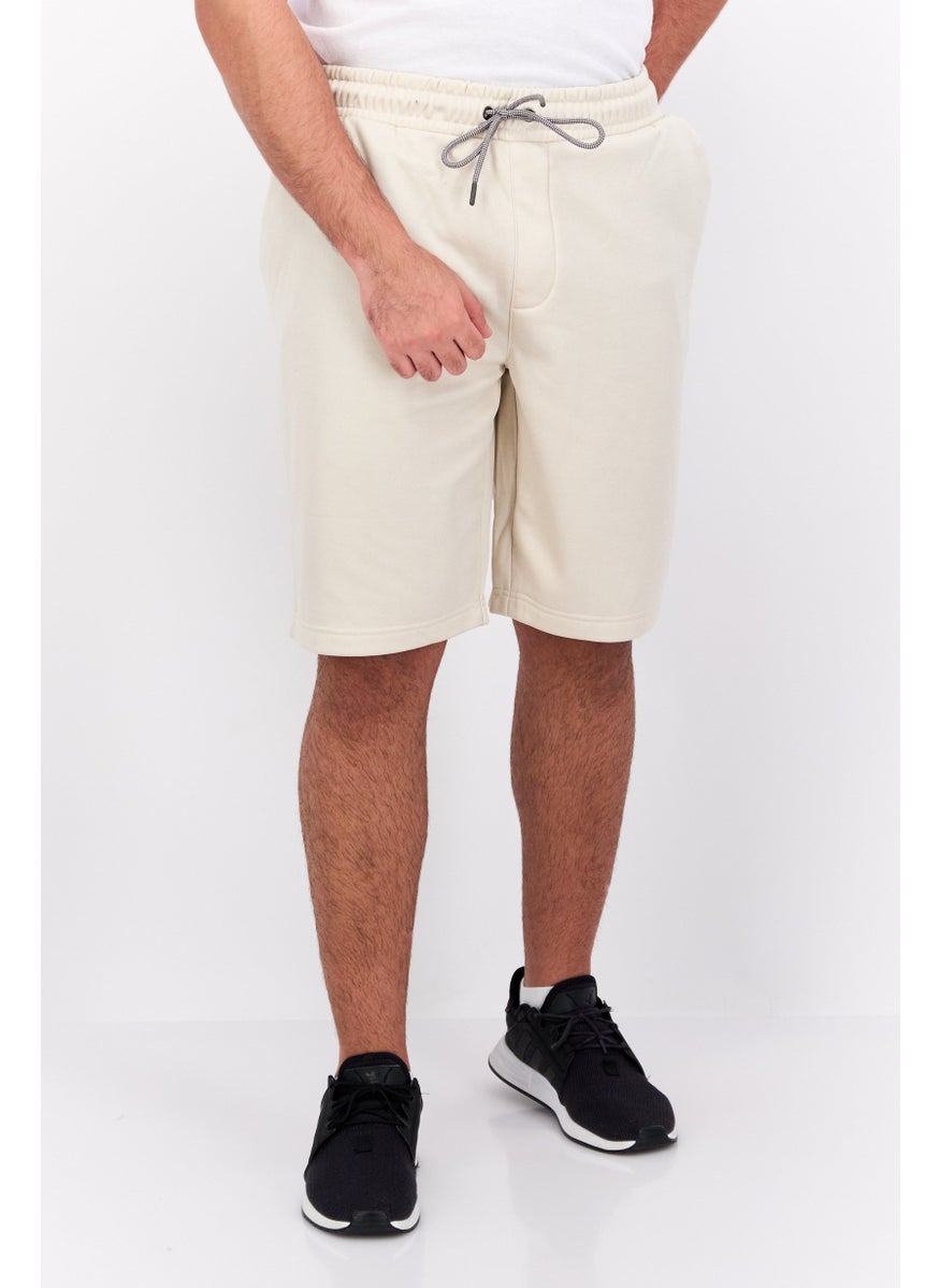 Men Plain Basic Shorts, Beige - pzsku/Z01ED51A41C169A646BCBZ/45/_/1737728278/52cd90ab-28da-4d7b-8440-1b2b4dfb3be0