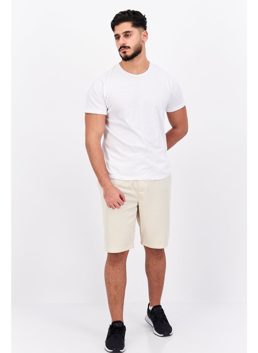 Men Plain Basic Shorts, Beige - pzsku/Z01ED51A41C169A646BCBZ/45/_/1737987545/cb95d590-51bd-41f7-b1a2-7c3b45f105ff