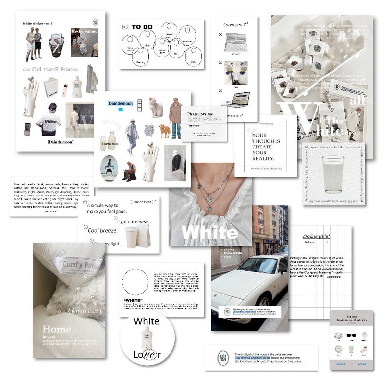 Generic South Korea daindemoon same Summer sticker package Summer theme Journal collage material package photo props White