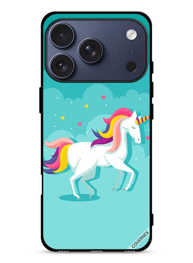Covernex Apple iPhone 17 Pro Protective Case Cover Unicorn Walking - Image 1