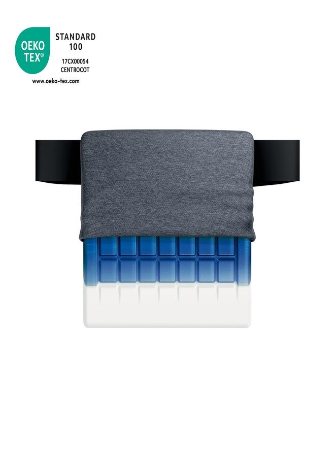Technogel Lumbar Support Cushion - Cooling Gel Back Cushion for Office Chair, Car, Airplane - Sciatica & Lower Back Pain Relief - Ergonomic Support for Long Sitting, Office Workers, Drivers, Gamers - Image 5