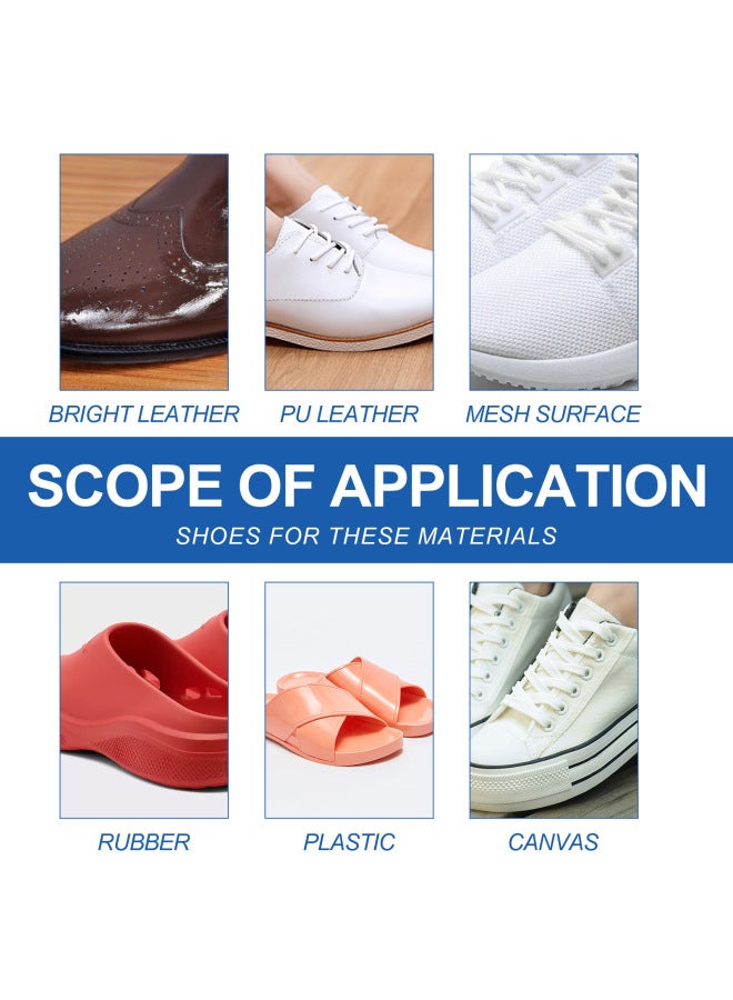 Yes White Shoes Cleaner White Shoes Clean Stains Yellow Edge Bright White Portable Wash-free Whitening Agent - Image 4