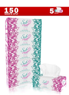 Facial Tissue 150 x2ply Sheets Box Tissue Paper, Premium Softness and Quality Tissues.