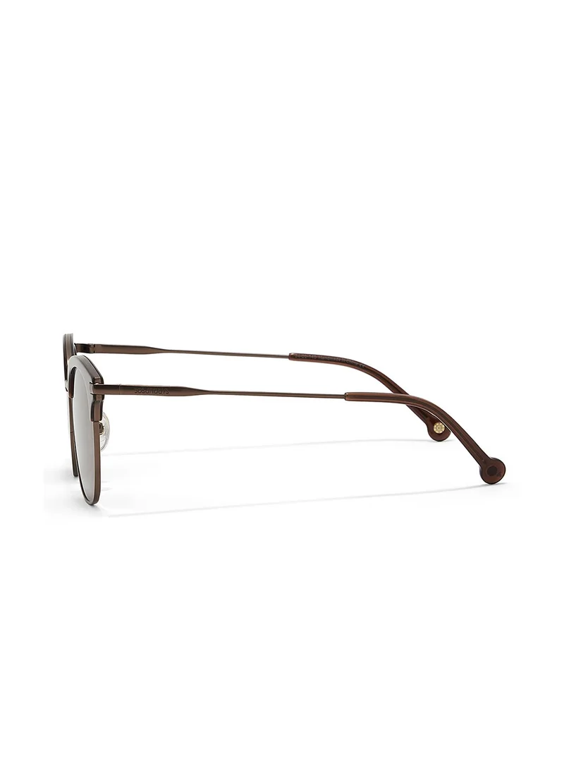 30Sundays Fossil,Men Sunglasses, Square Sunglasses, UV Protection: UV400 (Brown,Brown)