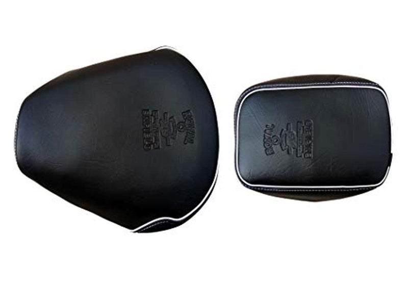 AOWbikes Quality Seat Cover for Royal Enfield Bullet Classic All Models (Black) T-6 - Image 5
