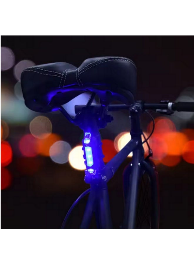 1pcs Bicycle Taillight USB Rechargeable MTB Road Mountain Bike Safety Warning Tail Light LED Bike Flashing Rear Lamp for Night Riding - Image 5