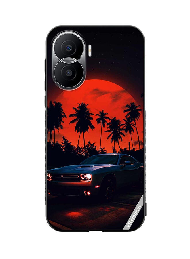 Protective Case Cover For Honor X40i Vint Car Design Multicolour