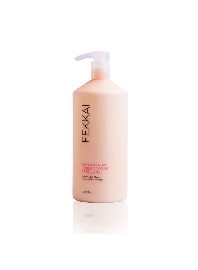 Fekkai Technician Color Conditioner - 1 Liter - Extends Vibrancy of Color-Treated Hair - Free of Sulfates, Parabens, Phthalates - Vegan, Cruelty-Free - Image 1