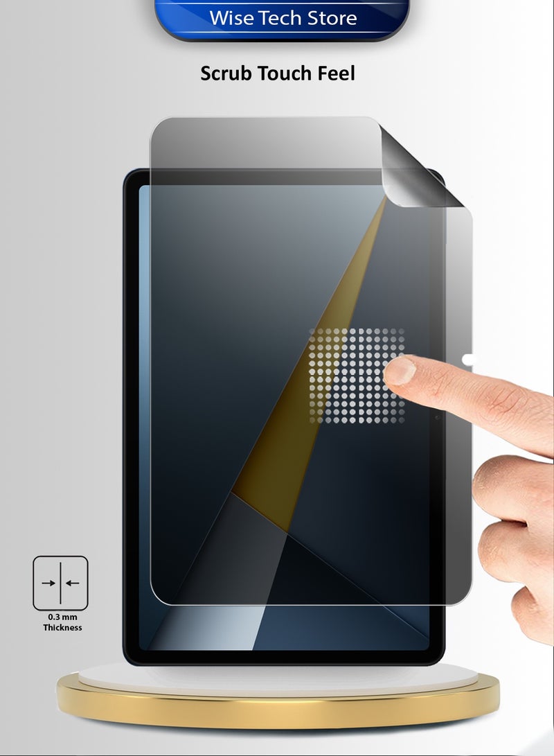 دبليو تيك شاومي بوكو باد M1 (12.1 بوصة) 2025 واقي شاشة شفاف رقيق ومرن من هيدروجيل نقي مضاد للتجسس / مضاد للخصوصية (TSHFMP) - شفاف - Image 4