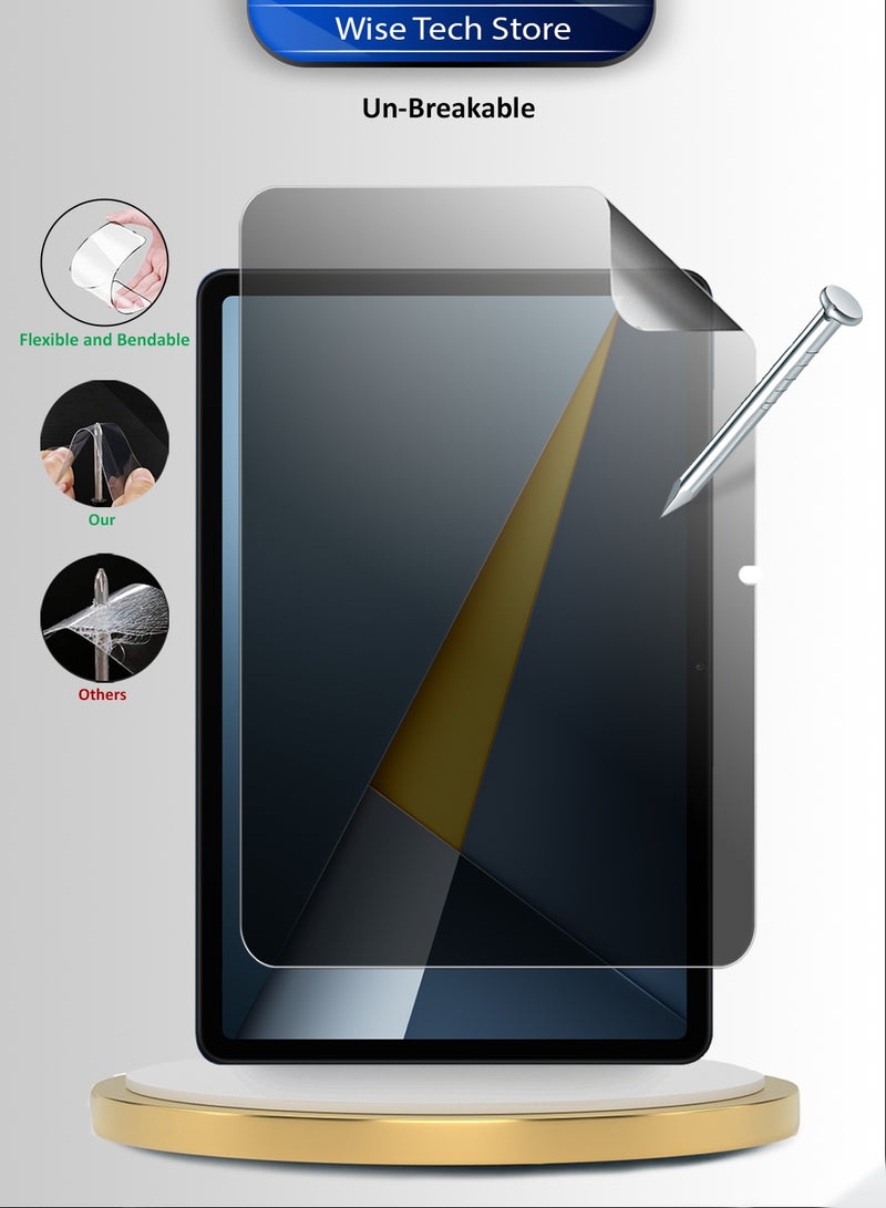 دبليو تيك شاومي بوكو باد M1 (12.1 بوصة) 2025 واقي شاشة شفاف رقيق ومرن من هيدروجيل نقي مضاد للتجسس / مضاد للخصوصية (TSHFMP) - شفاف - Image 3