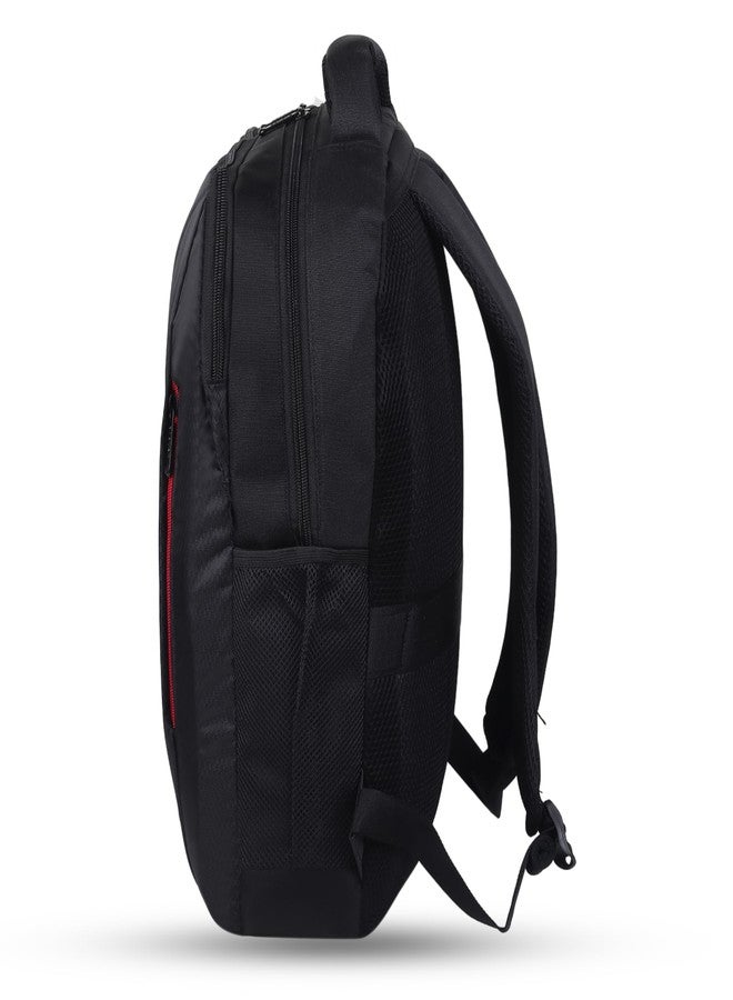 FERNWEH Black Laptop Backpack - Fits 13 to 17 Inch Laptops - 3 Spacious Compartments, 18 x 12 Inch Travel & Office Backpack for Men & Women - Image 2