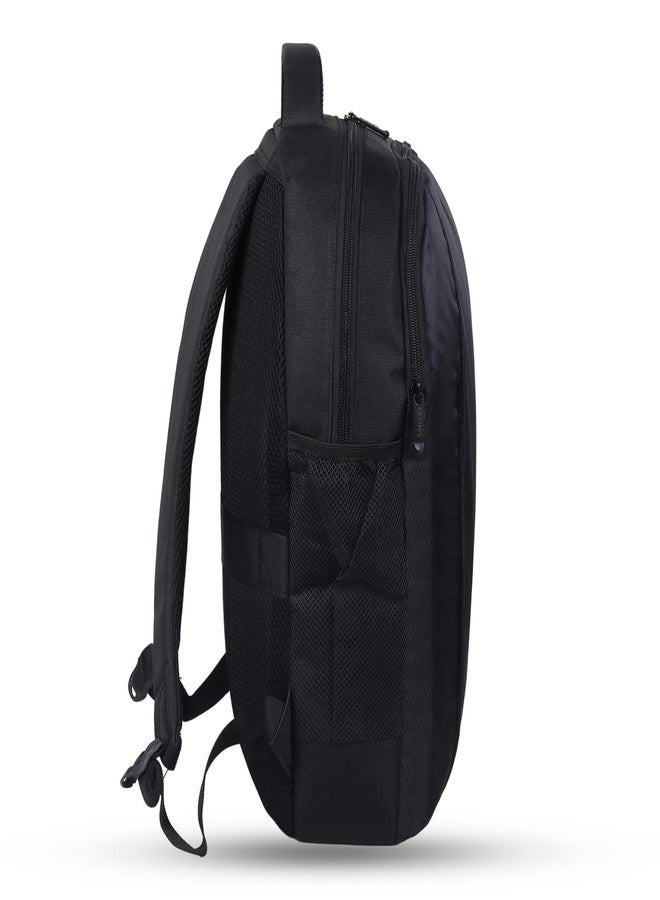 FERNWEH Black Laptop Backpack - Fits 13 to 17 Inch Laptops - 3 Spacious Compartments, 18 x 12 Inch Travel & Office Backpack for Men & Women - Image 5
