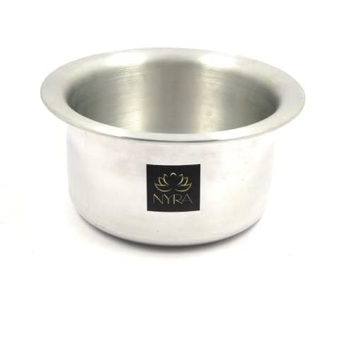 Nyra Aluminum Induction Base Bhagona with StainlessSteel Lid MultiPurpose Food Grade Size XXL 4 LTR Capacity - Image 1