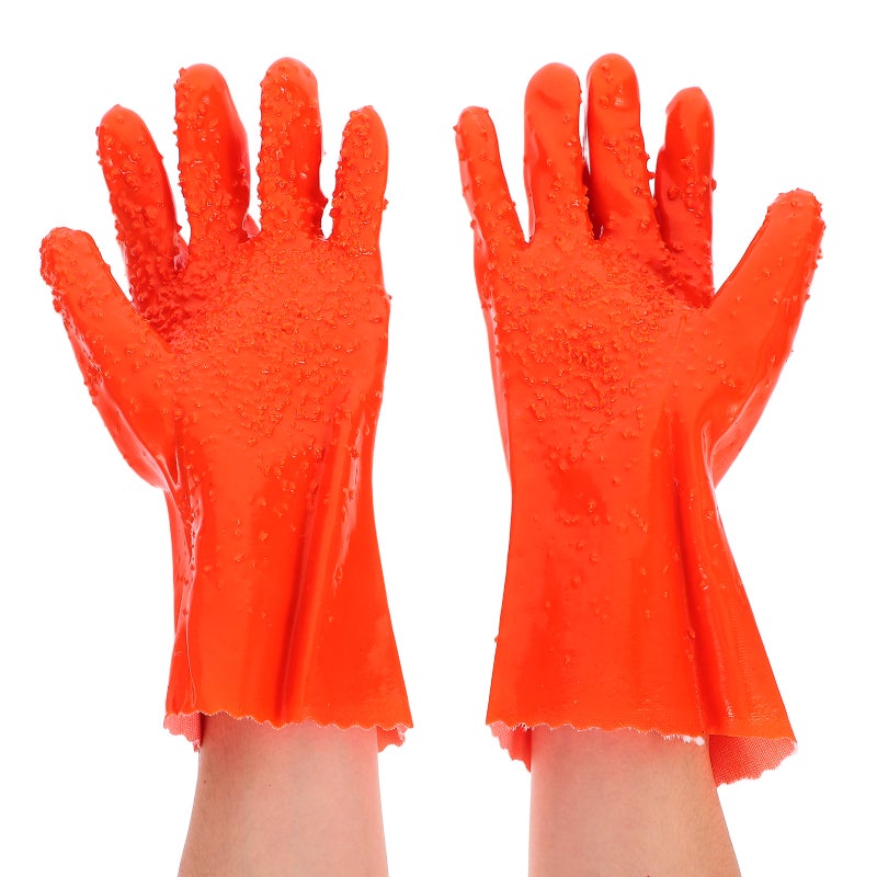 6 Pairs Sewer Gloves Heavy Duty PVC Gloves Reusable PVC Sewer Gloves For Fishing Gardening And Plumbing Tasks - Image 2