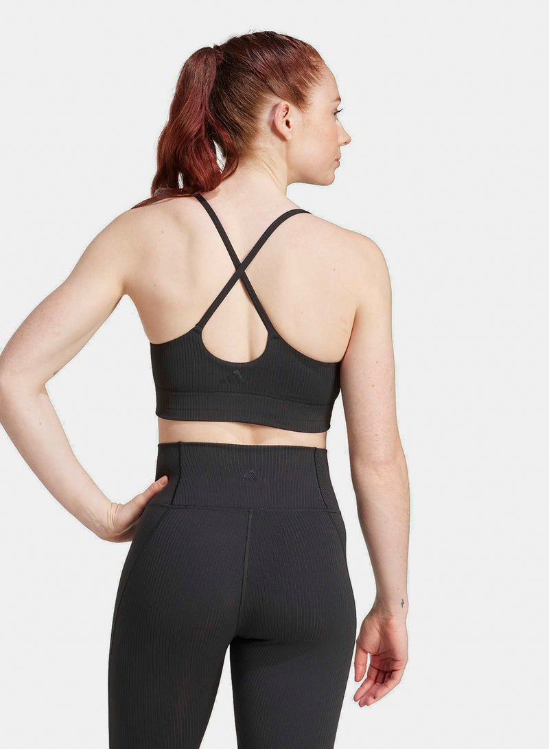 Adidas All Me Rib Light Support Bra - Image 2