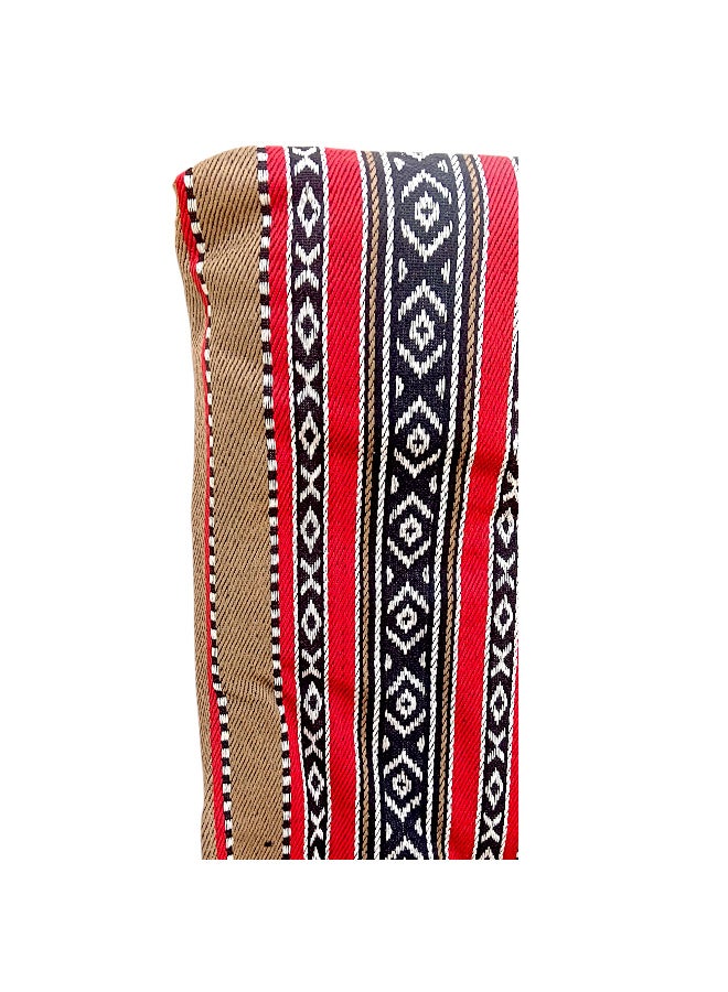 GO2CAMPS 2 Pcs - Folding Camping Chair with Cusion Premium Quality | Sadu Chair | Beach Chair | Garden Chair | Fishing Chair | Travel Chair | Picnic Chair-Premium Arabic Traditional Sadu Camping Chair – Durable Padded Cotton Cushion Seat with Cozy Armrests – Foldable Majlis Style for Desert Travel, Outdoor Picnics, BBQs & Cultural Gatherings (Compo Pack) - Image 4