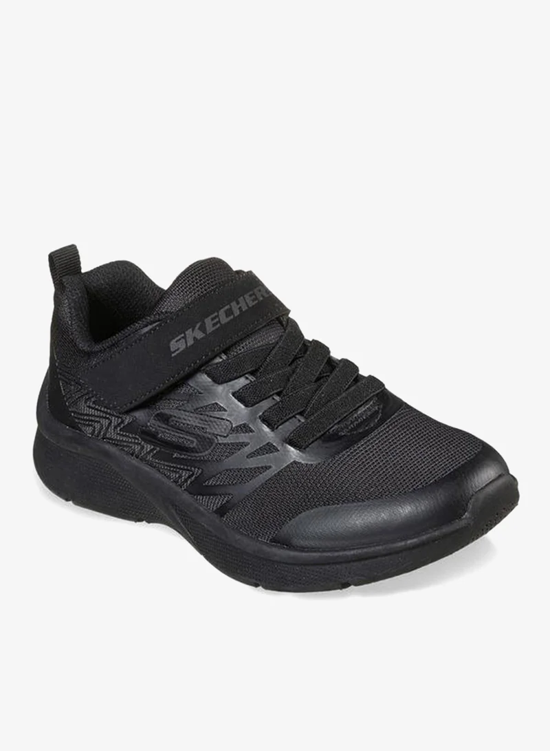 Skechers Kids Microspec Hook & Loop School Shoes