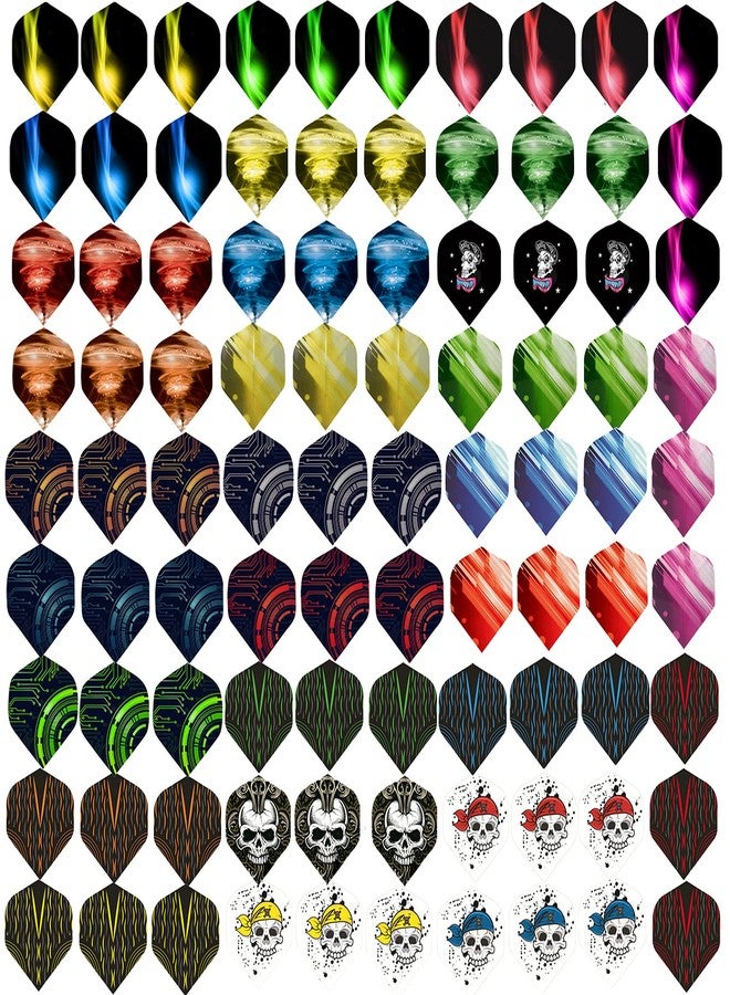 WLHGH Dart Flights, 6 Styles, 30 Sets, 90 Pieces, PET Standard Accessories for Darts, Perfect Equipment for Soft/Steel Tip Darts Games (6 Styles, 30 Sets, 90 Pieces) - Image 3
