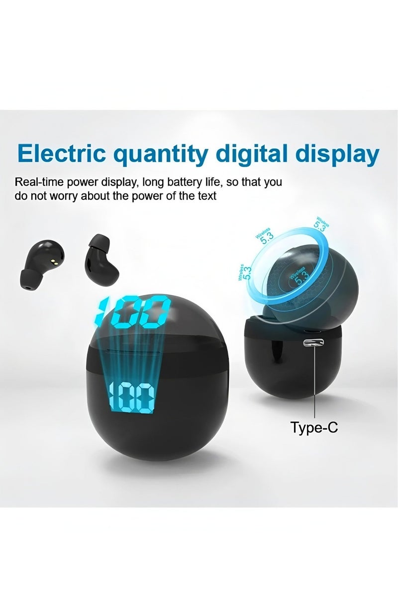 أبلينم سماعات أذن لاسلكية بتقنية بلوتوث 5.3 SK18 غير مرئية للنوم TWS سماعات أذن رياضية مضادة للماء ومضادة للضوضاء وسماعات أذن - Image 2