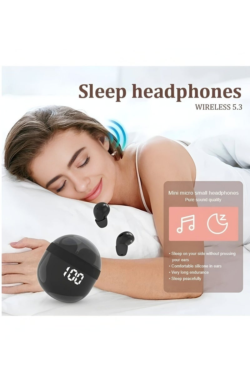 أبلينم سماعات أذن لاسلكية بتقنية بلوتوث 5.3 SK18 غير مرئية للنوم TWS سماعات أذن رياضية مضادة للماء ومضادة للضوضاء وسماعات أذن - Image 5