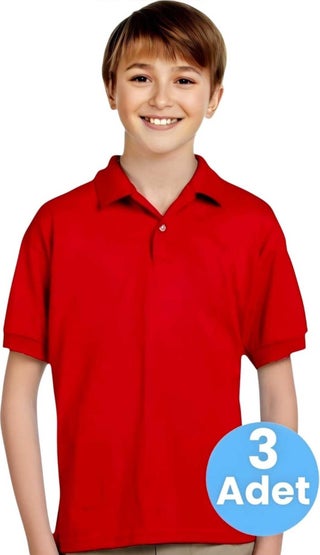 3-Piece Boys Cotton Polo Collar T-Shirt Daily and School Uniform School T-Shirt - pzsku/Z01EE02109E6B45BE0A64Z/45/_/1734545513/45e7d0b1-301d-4a0d-83f9-a459396638f3